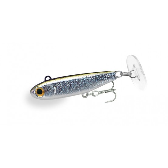 Fiiish Power Tail 44mm/1.7 "Colores:Lento - 8g - Purpurina plateada