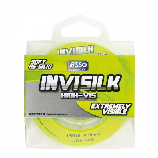 Asso Nylon Invisilk Amarillo Fluo 150m