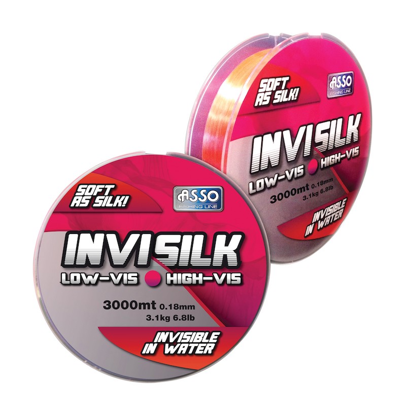 Asso Nylon Invisilk - Fluo Pink - (150m/300m/3000m) - Imagen 18 de 25