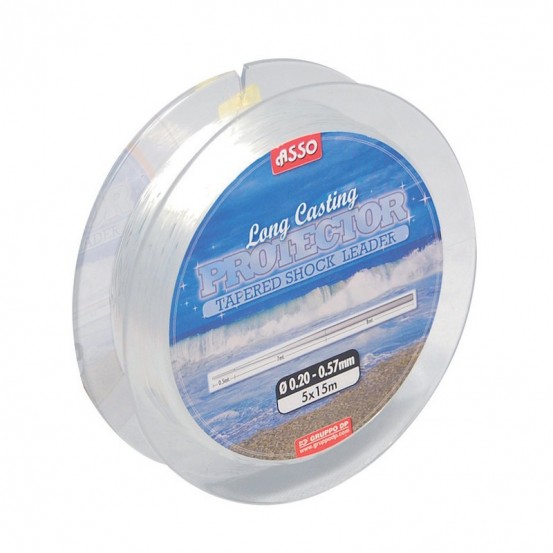 Asso Tapered Shock Leader Protector 5x15m