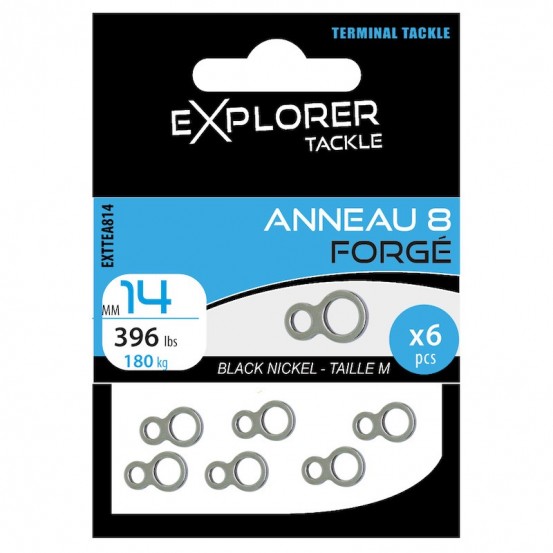 Explorer Tackle Rings 8 Forged - 6pcs/pk