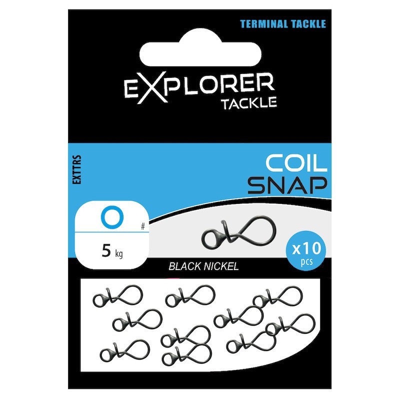 Explorer Tackle Coil Snap - 10pcs/pk