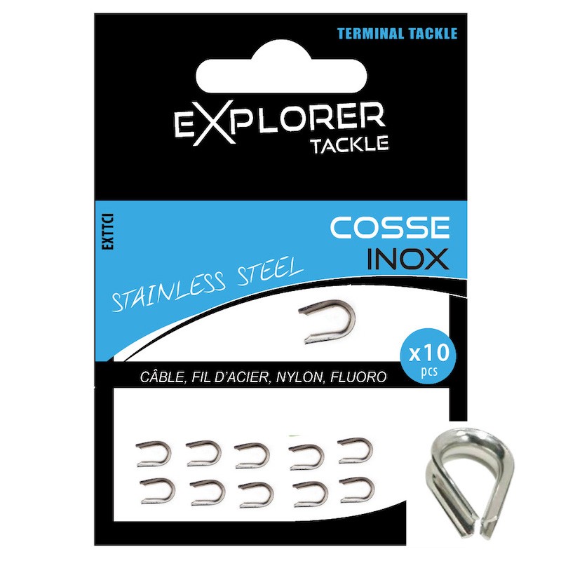 Explorer Tackle Cosses Inox - 10pcs/pk - Imagen 2 de 2