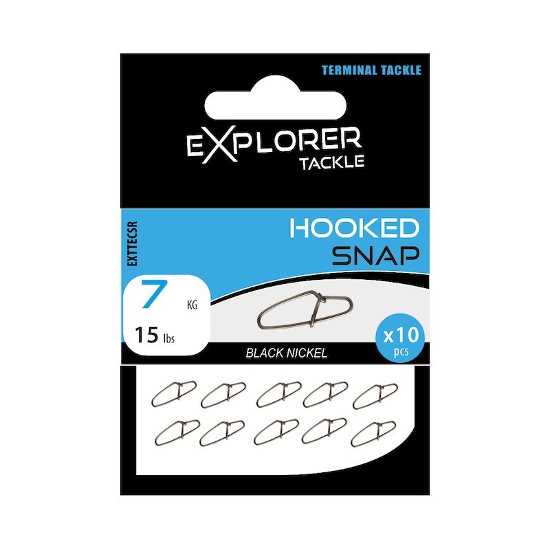 Explorer Tackle Hooked Snap - 10pcs/pk