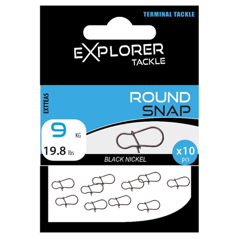 Explorer Tackle Round Snap - 10pcs/pk