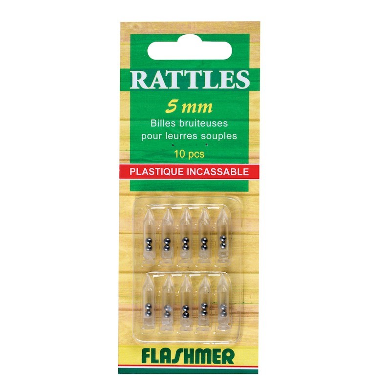Flashmer Plastic Rattle - 10pcs/pk