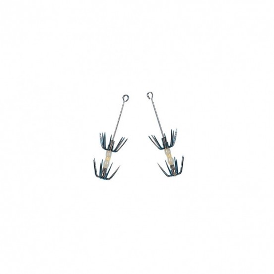 Flashmer Turlutte Grappin Double - 2pcs/pk