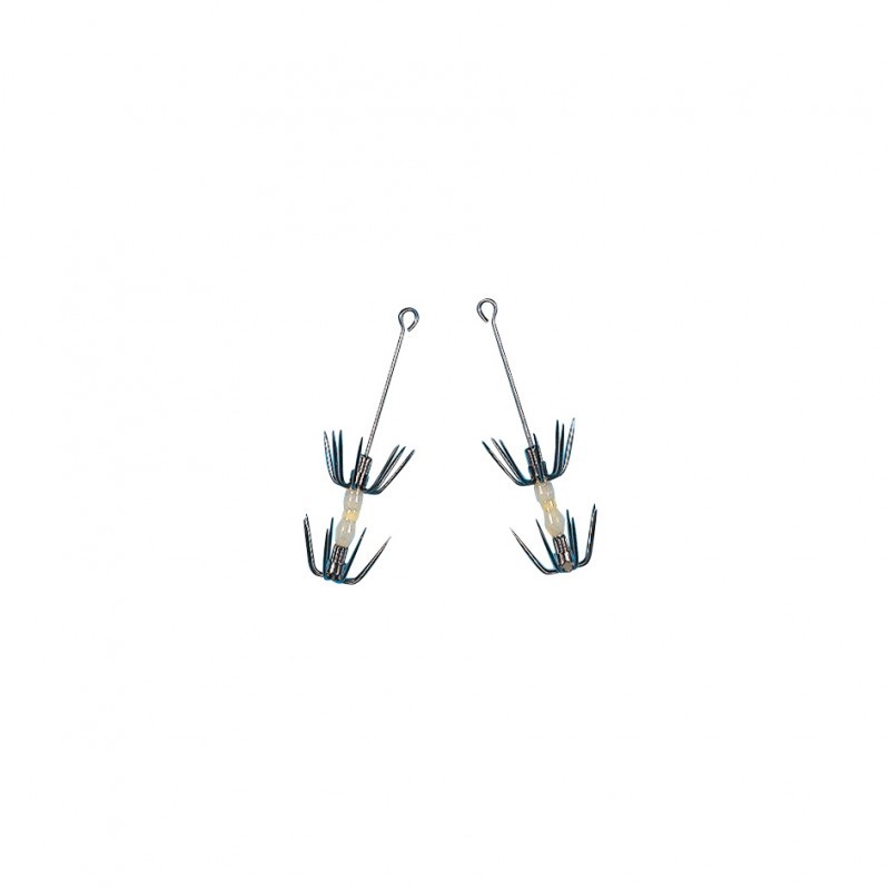 Flashmer Turlutte Grappin Double - 2pcs/pk - Imagen 2 de 2