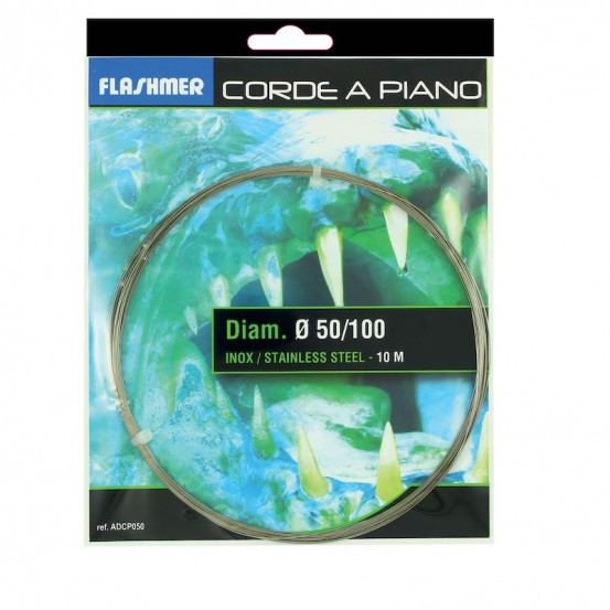 Flashmer Cuerda de Piano Acero Inoxidable - 10m