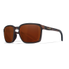 Wiley X Lunettes Polarisantess Alfa Captivate Cooper/Matte Havana Brown Frame