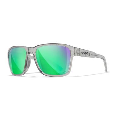 Gafas Polarizadas Wiley X Trek Captivate Espejo Verde/Cristal Brillante Montura Gris Claro Gafas Polarizadas Wiley X Trek Captivate Espejo Verde/Cristal Brillante Montura Gris Claro