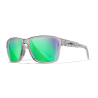 Wiley X Lunettes Polarisantess Trek Captivate Green Mirror/Gloss Crystal Light Grey Frame