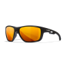 Wiley X Lunettes Polarisantess Aspect Captivate Bronze Mirror/ Matte Black Frame