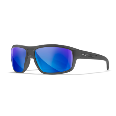 Wiley X Polarized Goggles Contend Captivate Blue Mirror/Matt Graphite Frame