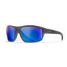 Wiley X Lunettes Polarisantes Contend Captivate Blue Mirror/Matt Graphite Frame