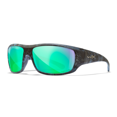 Wiley X Omega Captivate Green Mirror/Kriptek Neptune Frame Polarized Goggles