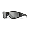 Wiley X Lunettes Polarisantes Boss Silver Flash/Matt Black Frame
