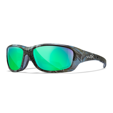 Wiley X Polarized Goggles Gravity Captivate Green Mirror/Kriptek Neptune Frame