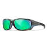 Wiley X Lunettes Polarisantes Gravity Captivate Green Mirror/Kriptek Neptune Frame