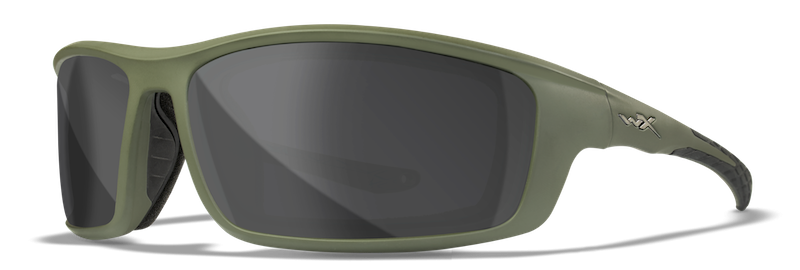 Wiley X Lunettes Polarisantes Grid Captivate Grey/Matte Utility Green Frame - Picture 1 of 1