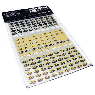 Stickers Evergreen EG multi Tackle SealCouleurs:Yellow Black Stickers Evergreen EG multi Tackle SealCouleurs:Yellow Black