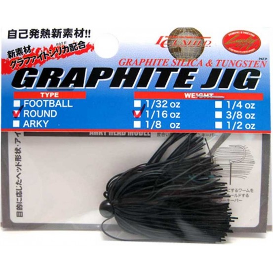 Lucky Craft Graphit Jig RoundWeight: 1/16oz-1.7g