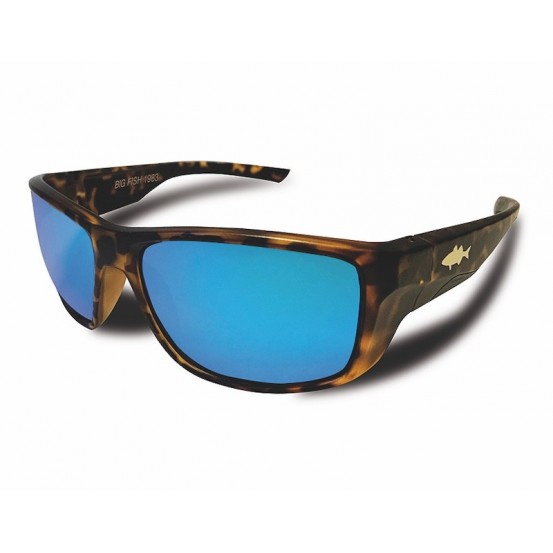 Big Fish 1983 The Mask EVO Seabass Blue SunglassesModele:BLUE IRIDIUM - FRAME BROWN TURTLE DARK