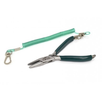 Dr. Slick Fly Fishing Barb Pliers 5 Vinyl Handle Fishing - Color Green -  NEW!