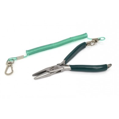 Dr Slick Barb Crush PliersColor:Green Metallic