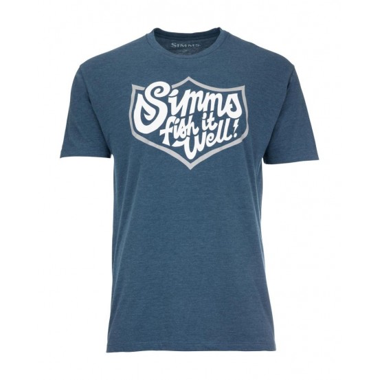 Simms Fish It Well Badge T-Shirt