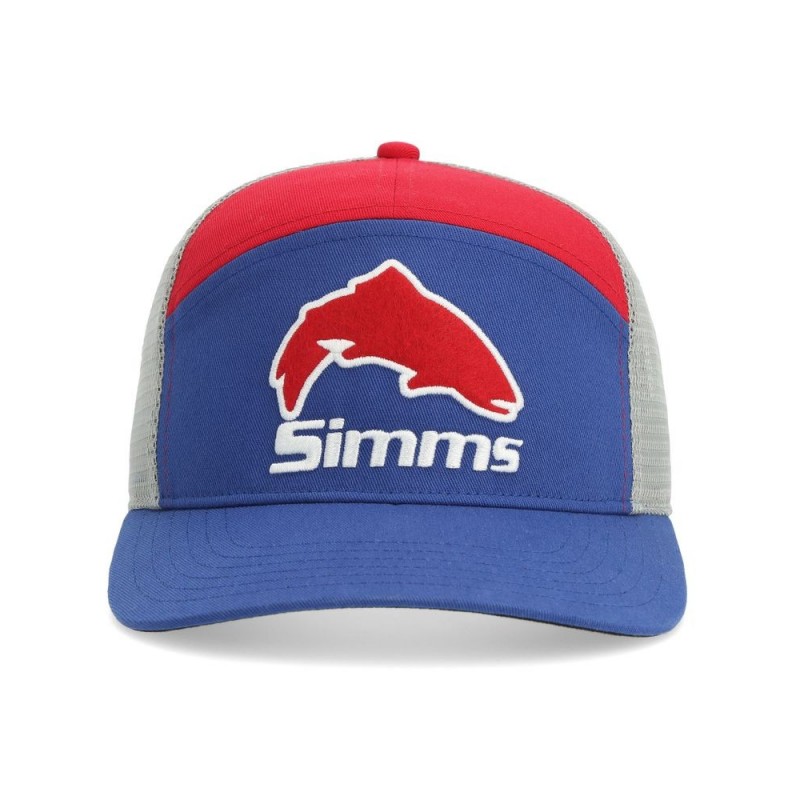Simms Brown Trout 7-Panel Trucker CapCouleurs:Navy