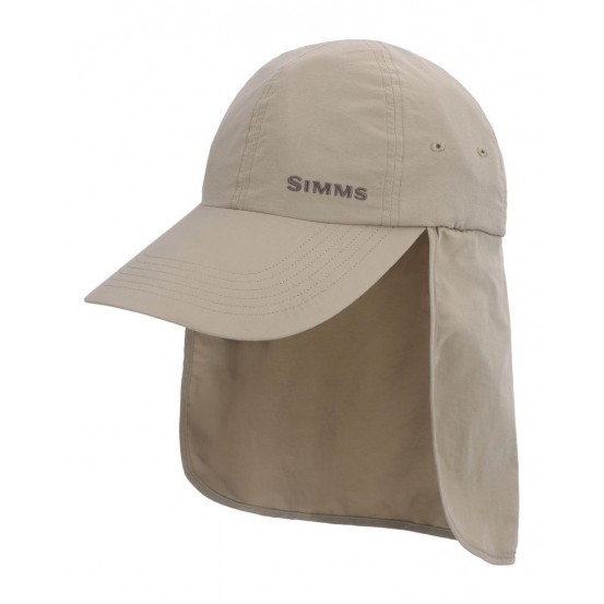 Simms Bugstopper Sunshield CapColor:Stone