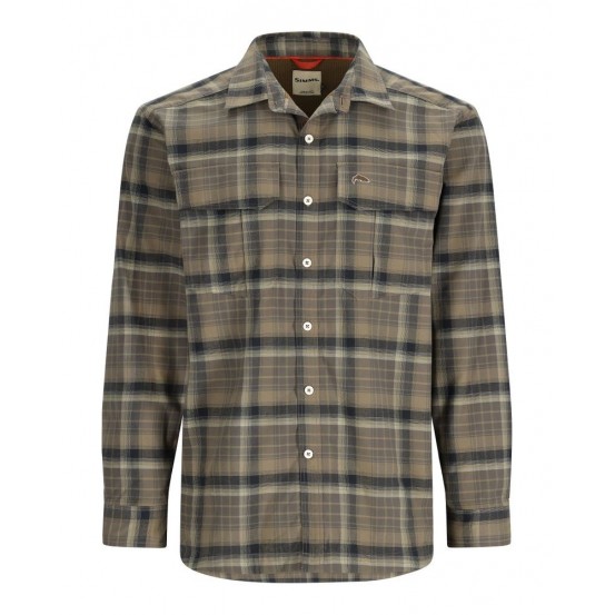 Simms Guide Flannel Shirt | Forest White Buffalo – Manic