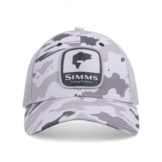 Simms Bass Patch TruckerCouleurs:Ghost Camo Steel