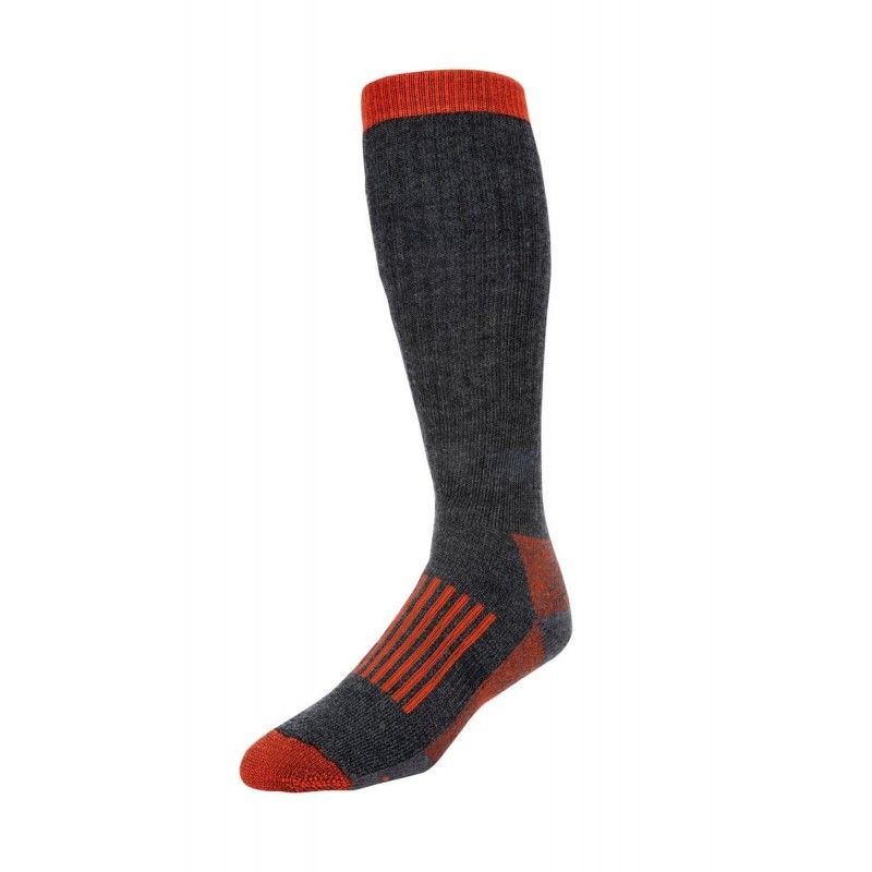 Simms Merino Thermal OTC Sock CarbonTaille:L