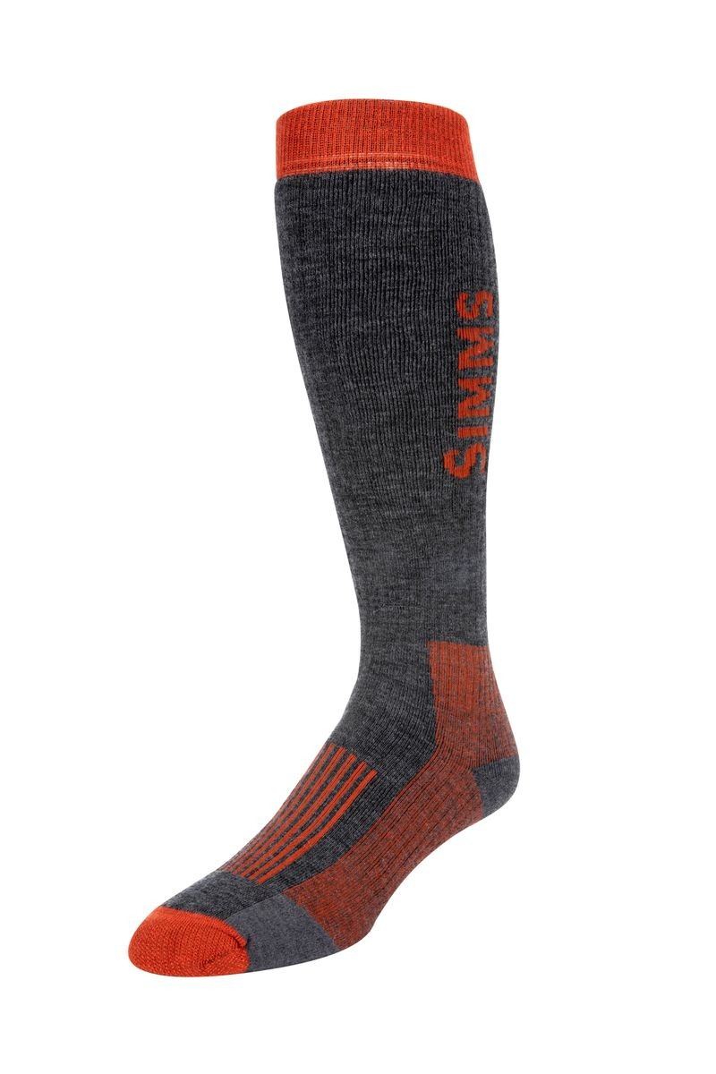 Simms Merino Midweight OTC Sock Carbon - Photo 6/8