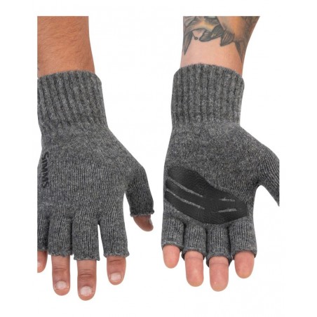 Simms Wool 1/2 Finger Glove