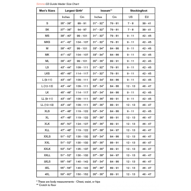 Medias Simms G3 Guide