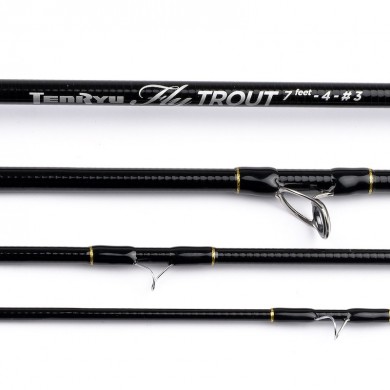 Canne à mouche TENRYU Fly Trout 7 Feet - Soie 3 - 4 Sections