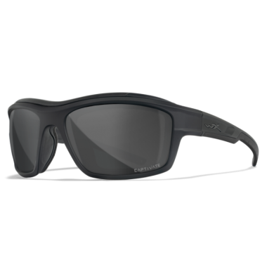 Wiley X Ozone Captivate Smoke Grey/Matte Black Frame Polarized Goggles
