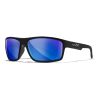 Wiley X Lunettes Polarisantes Peak Captivate Blue Mirror/Matt Black  Frame