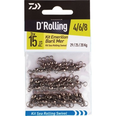 Daiwa Kit Sea Rolling Swivel - 45pcs/pk