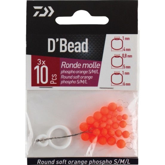 Daiwa Combo Perles Molles Ovales et Rondes