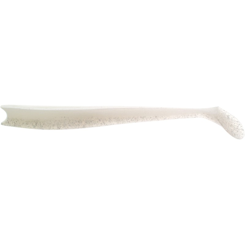 Ultimate Fishing Sayori Shad Medium Pearl White SIlver Glitter