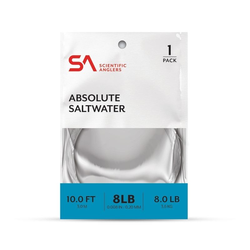 Scientific Anglers Absolute Saltwater Leader 10' - 3m - 1pc/pk