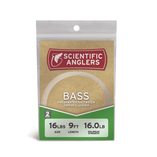 Scientific Anglers Bass Leader 9' - The