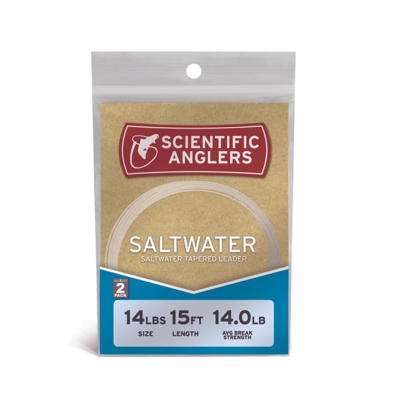 Scientific Anglers Saltwater Leader - 2pcs/pk
