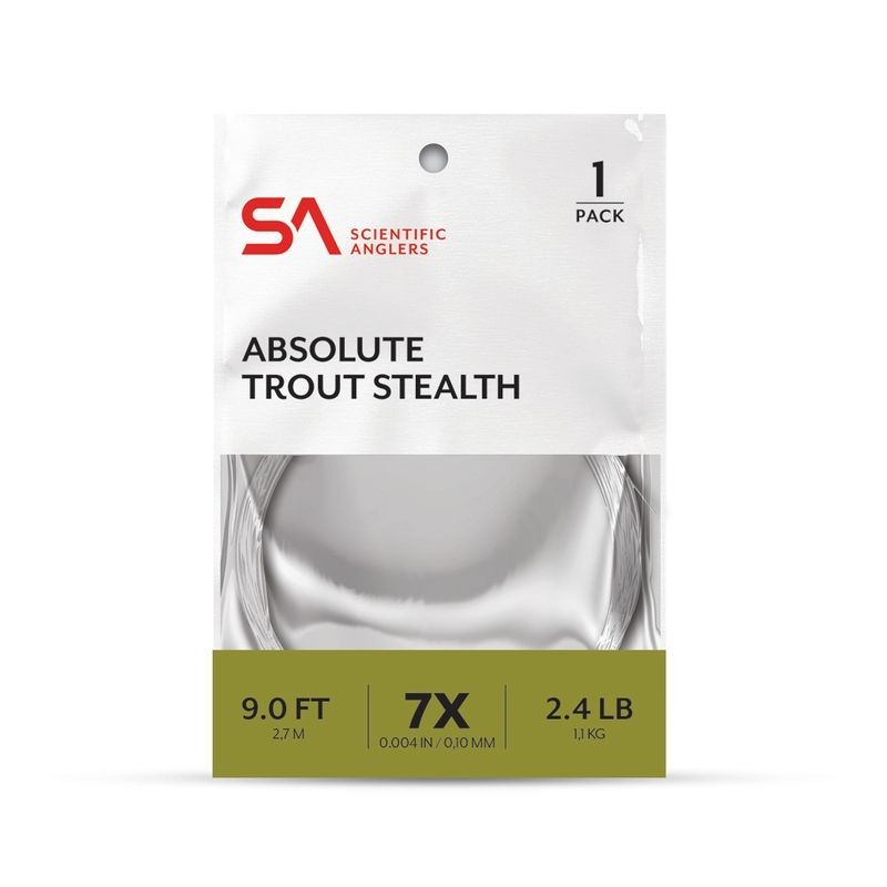 Scientific Anglers Absolute Trout Stealth Leader 9' - 2.7m - 1 pc/pk