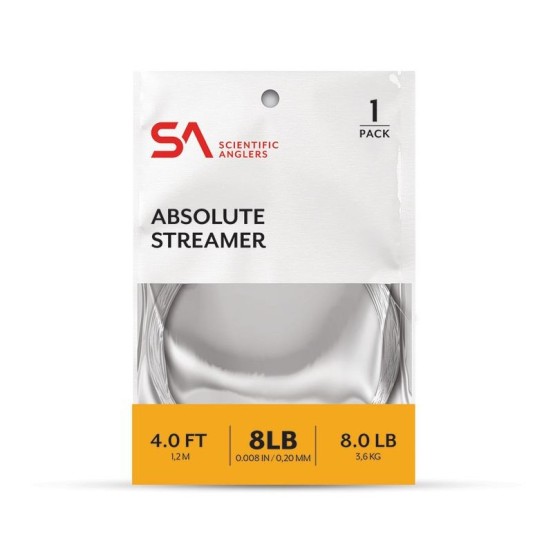 Scientific Anglers Absolute Streamer Leader 4' - 1.2m - 1pc/pk
