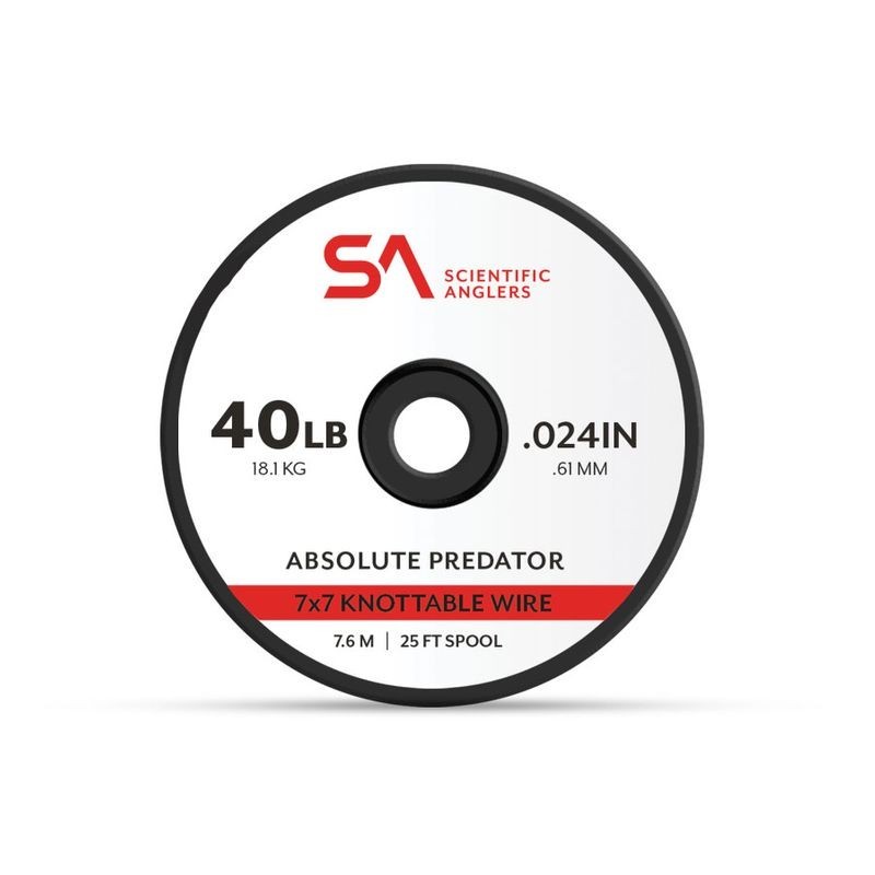 Scientific Anglers Absolute Predator 7x7 Knotable Wire 25' - 7.6m